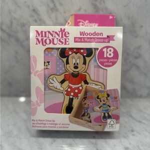 Disney Minnie Mouse Wooden Dress-Up Puzzle Set Melissa and Doug